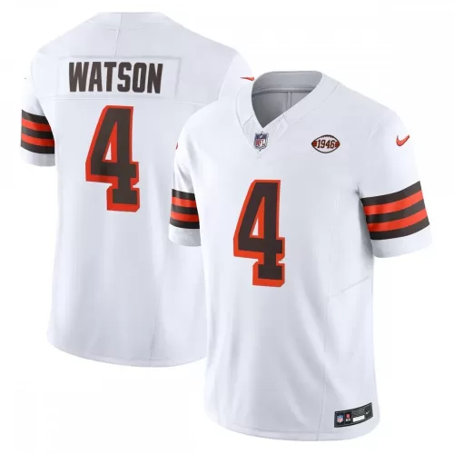 Deshaun Watson Cleveland Browns Nike Vapor F.U.S.E. Limited White Jersey