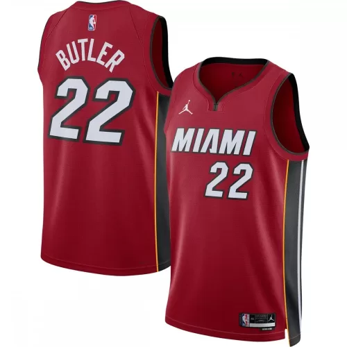 Miami Heat Jimmy Butler 2022/23 Red Statement Edition Swingman Jersey