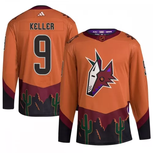 Arizona Coyotes Clayton Keller adidas Reverse Retro 2.0 Player Jersey