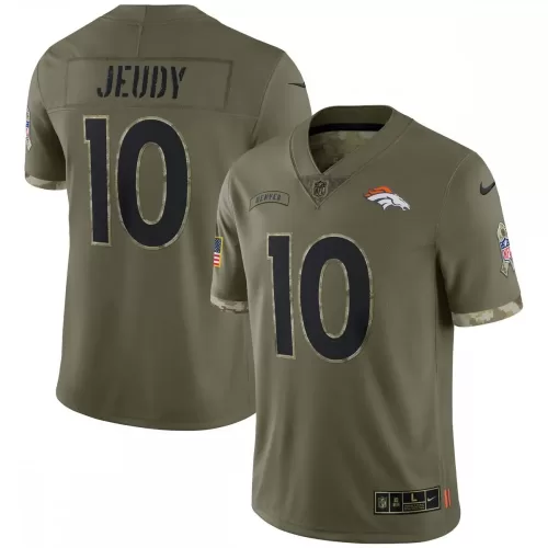 Denver Broncos Jerry Jeudy 2022 Salute To Service Limited Jersey - Olive by Nike