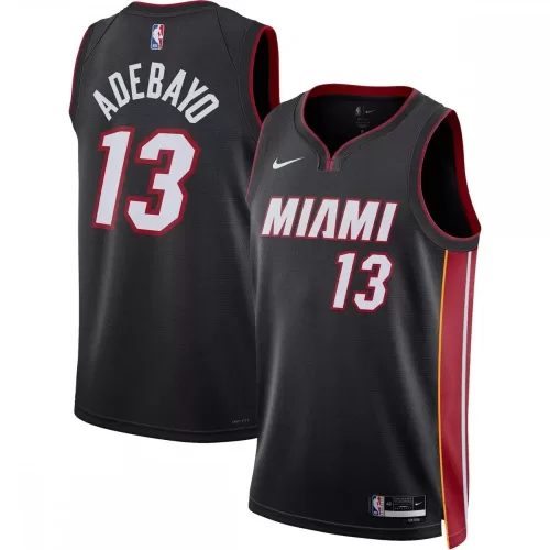 Miami Heat Bam Adebayo Nike 2022/23 Swingman Jersey - Black Icon Edition, Unisex