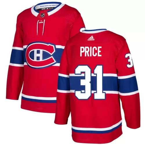 Adidas Montreal Canadiens Carey Price #31 Red Authentic Player Jersey