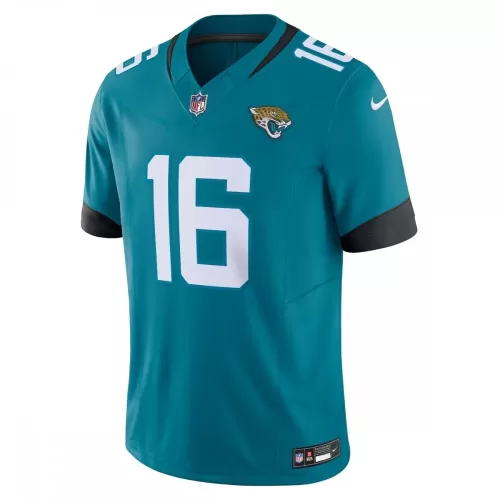 Limited Edition Nike Vapor F.U.S.E. Jersey - Teal for Jacksonville Jaguars by Trevor Lawrence