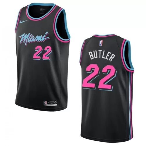 Miami Heat Jimmy Butler #22 Black City Edition Swingman Jersey for Men 2019-2020