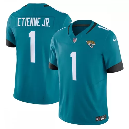 Jacksonville Jaguars Travis Etienne Nike Vapor F.U.S.E. Limited Teal Jersey