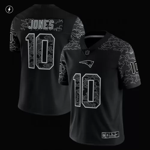 New England Patriots Mac Jones Nike Reflective Limited Jersey