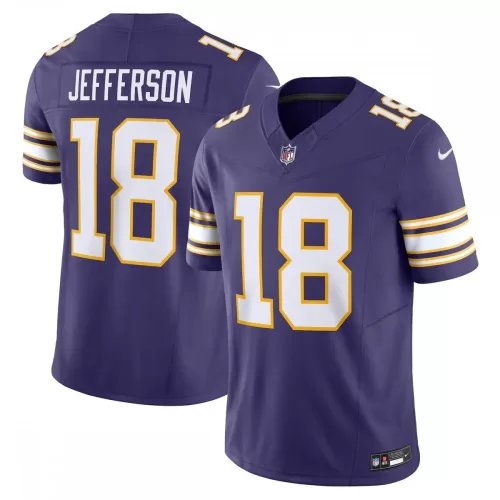 Minnesota Vikings Justin Jefferson Purple Nike Vapor Limited Jersey