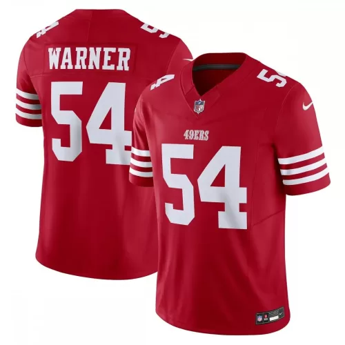 San Francisco 49ers Fred Warner Nike Vapor F.U.S.E. Limited Jersey - Scarlet | Official NFL Merchandise