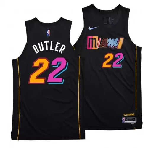 Miami Heat Jimmy Butler #22 Nike Black City Edition Swingman Jersey 2021/22