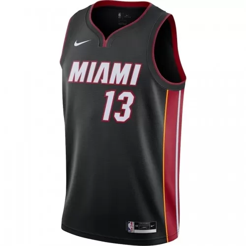 Miami Heat Bam Adebayo #13 Nike Black 2020/21 Swingman Jersey for Men - Icon Edition | Official NBA Merchandise