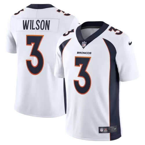 Denver Broncos Russell Wilson Nike Team Vapor Limited White Jersey - Buy Now