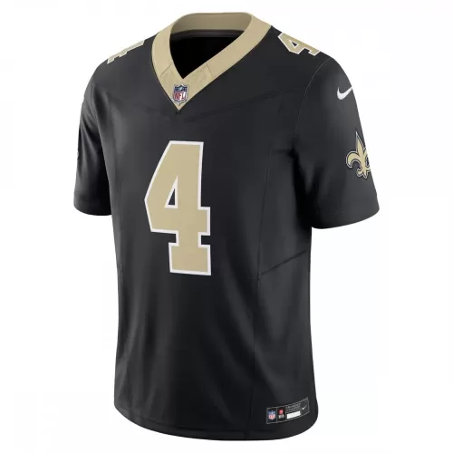 Derek Carr New Orleans Saints Nike Vapor Limited Black Jersey