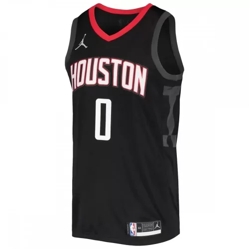 Jalen Green Houston Rockets 2021/22 Swingman Jersey Black Statement Edition Jordan Brand