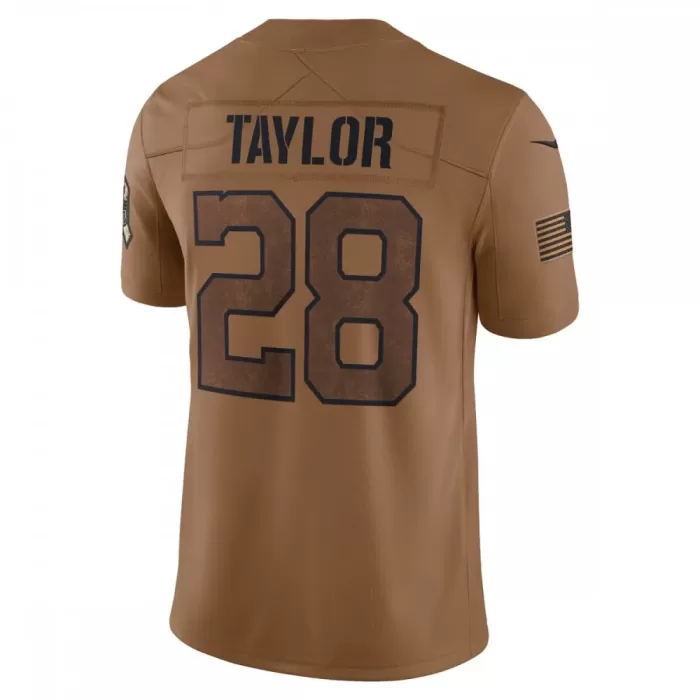 Jonathan Taylor Indianapolis Colts 2023 Salute To Service Limited Jersey - Brown - Buy Now