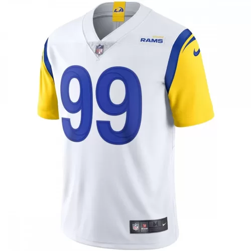 Aaron Donald Los Angeles Rams White Nike Vapor Limited Alternate Jersey