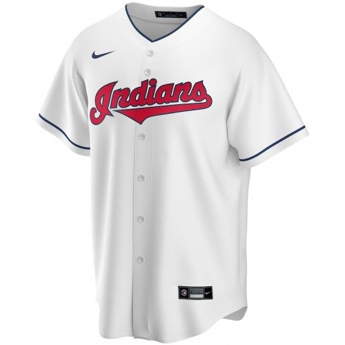 Cleveland Indians Francisco Lindor #12 Nike White Home 2020 Replica Jersey