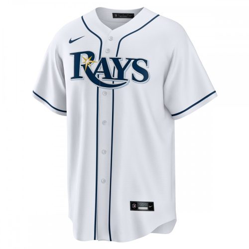 Francisco Mejía Tampa Bay Rays White Official Home Player Jersey