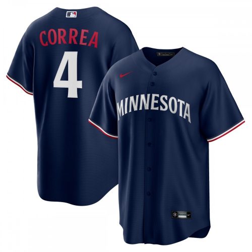 Carlos Correa Minnesota Twins Jersey - Navy Alternate Replica Player by Nike