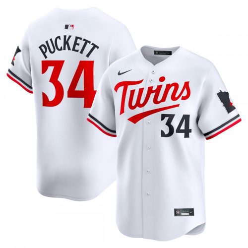 Kirby Puckett Minnesota Twins White Nike Home Limited Player Jersey