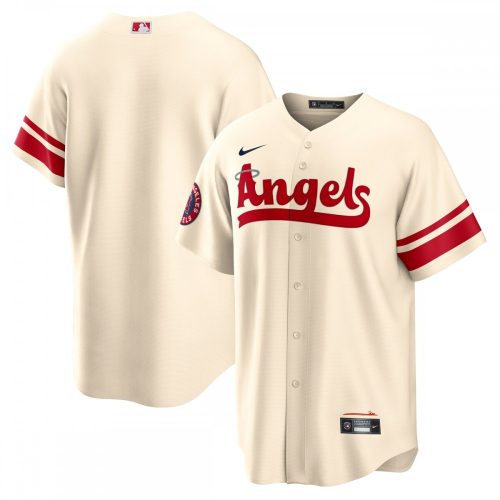 Los Angeles Angels 2022 City Connect Replica Jersey by Nike - Cream