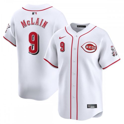 Cincinnati Reds Matt McLain Nike White Limited Home Player Jersey