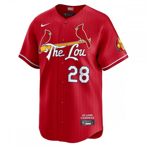 Limited Edition Red Nolan Arenado St. Louis Cardinals City Connect Jersey