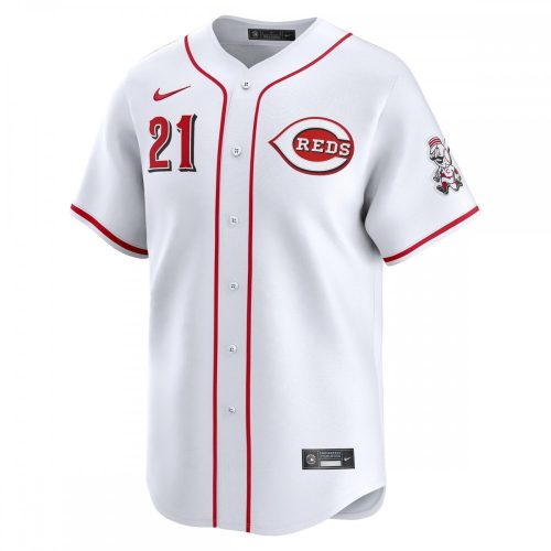 Cincinnati Reds Hunter Greene Nike Home Limited Player Jersey - White - Shop Now