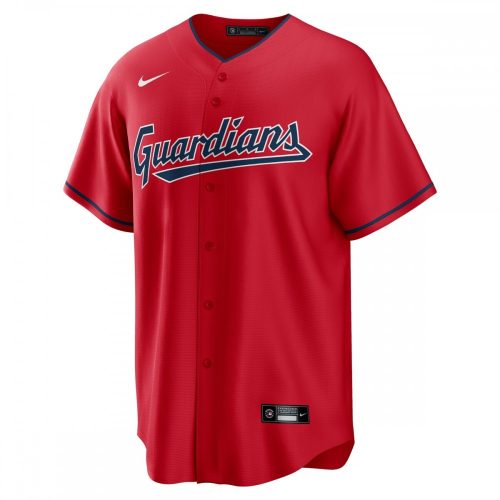 Cleveland Guardians Shane Bieber Nike Red Alternate Player Jersey Replica