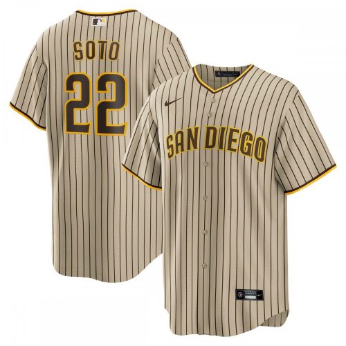 Juan Soto San Diego Padres Nike Tan Brown Alternate Replica Player Jersey