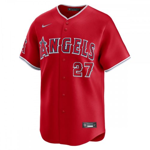 Los Angeles Angels Mike Trout Nike Red Alternate Limited Player Jersey