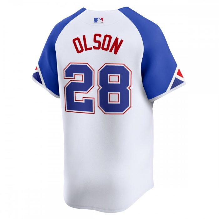 Atlanta Braves Matt Olson Nike City Connect White Limited Player Jersey