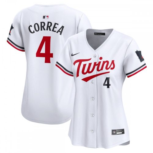 Minnesota Twins Carlos Correa Nike Women's White Home Limited Player Jersey