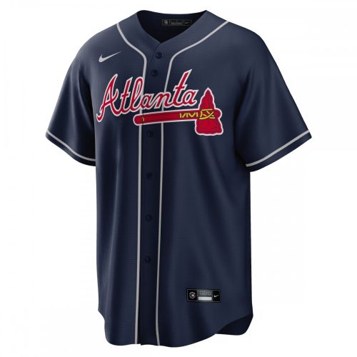 Atlanta Braves Ronald Acuna Jr. Nike Navy Alternate Player Jersey Replica