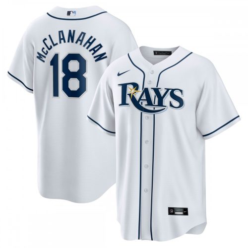 Shane McClanahan Tampa Bay Rays Nike White Home Replica Player Jersey - Best Deals Online