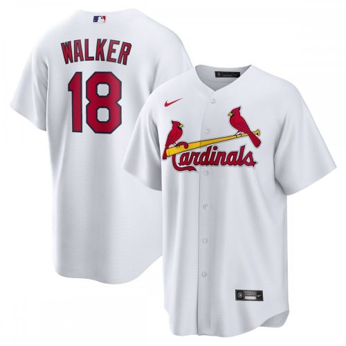 Nike White Jordan Walker St. Louis Cardinals Official Replica Player Jersey