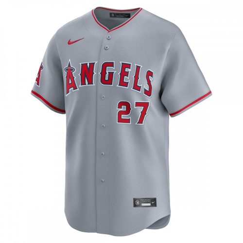 Los Angeles Angels Mike Trout Gray Nike Limited Player Jersey - Best Deals & Discounts