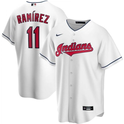 Cleveland Indians Jose Ramirez #11 Nike White Home Player Replica Jersey for Men - Shop Now