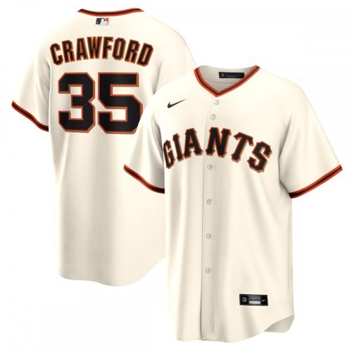 San Francisco Giants Brandon Crawford Cream Home Replica Player Name Jersey by Nike