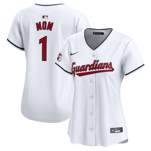 Cleveland Guardians Nike Women's White #1 Mom Home Limited Jersey - Best Deals Online