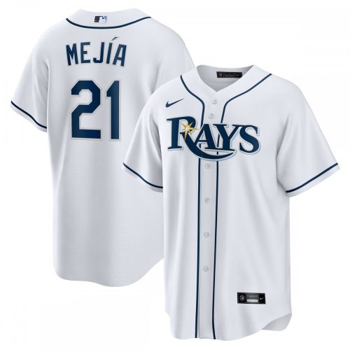 Francisco Mejía Tampa Bay Rays White Official Home Player Jersey