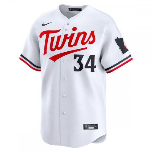 Kirby Puckett Minnesota Twins White Nike Home Limited Player Jersey