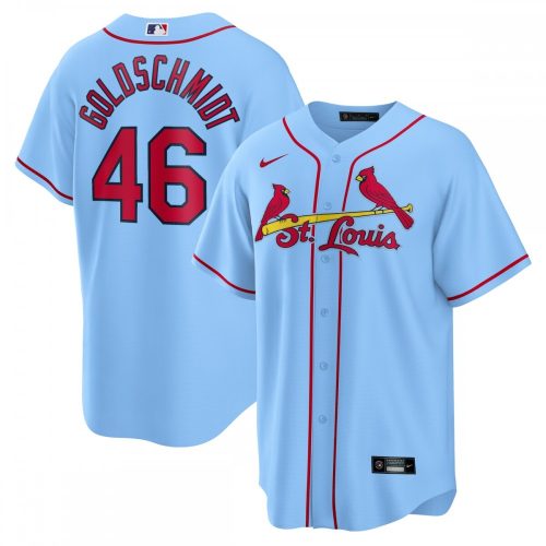 Paul Goldschmidt St. Louis Cardinals Nike Light Blue Alternate Player Name Jersey