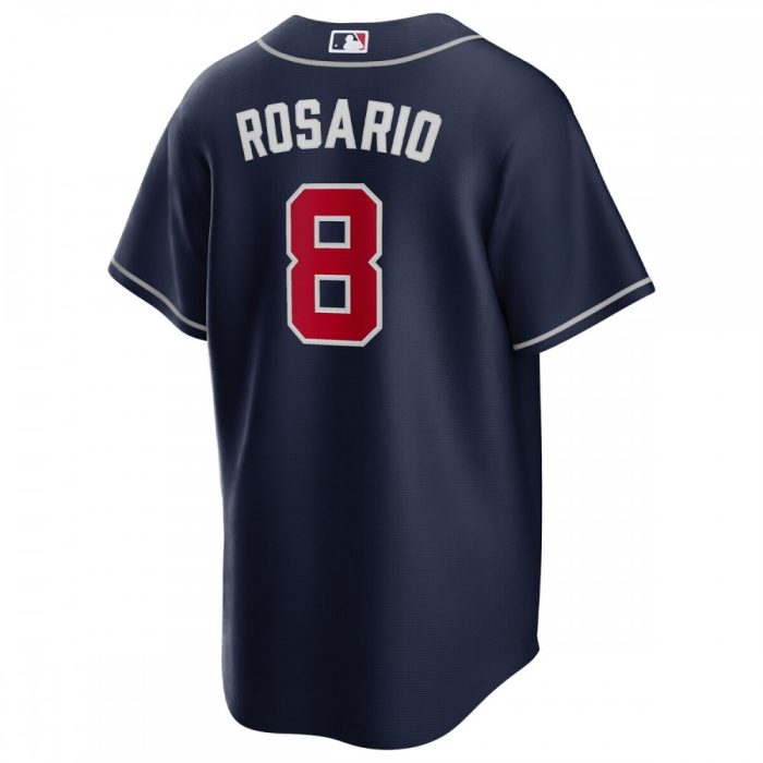 Atlanta Braves Eddie Rosario Navy Nike Alternate Replica Player Jersey