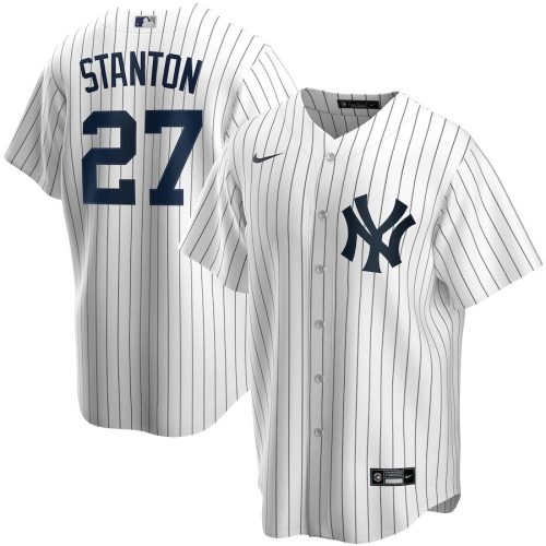 2020 White Nike Home Jersey #27 Giancarlo Stanton New York Yankees