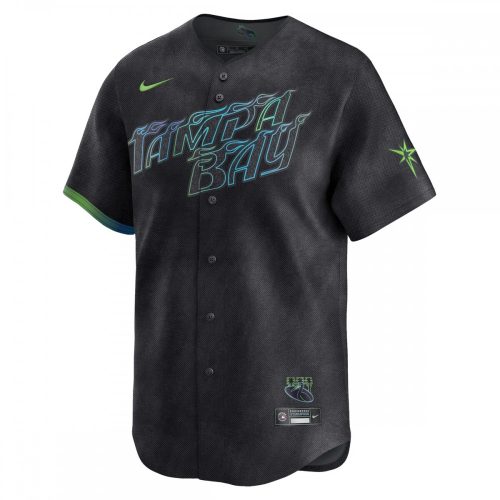 2024 Tampa Bay Rays Nike City Connect Limited Charcoal Jersey