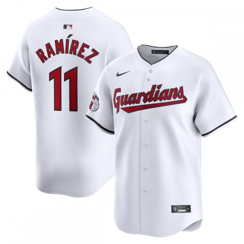 Cleveland Guardians Jose Ramirez Nike White Home Limited Player Jersey