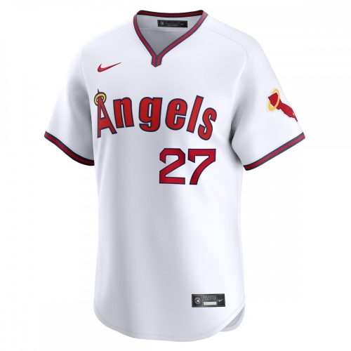 Los Angeles Angels Mike Trout Nike Limited Edition White Alternate Player Jersey