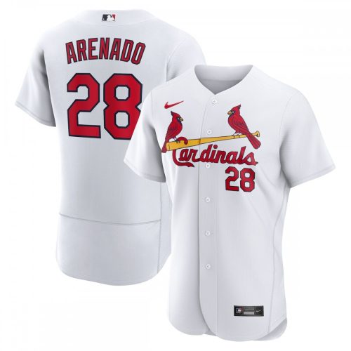 Nolan Arenado Cardinals Nike White Home Authentic Player Jersey