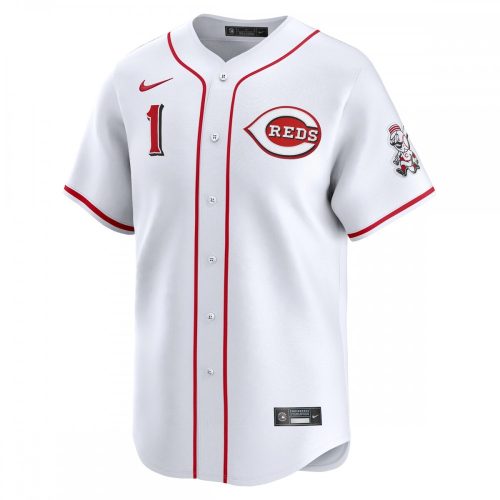 Cincinnati Reds Nike #1 Dad Home Limited White Jersey