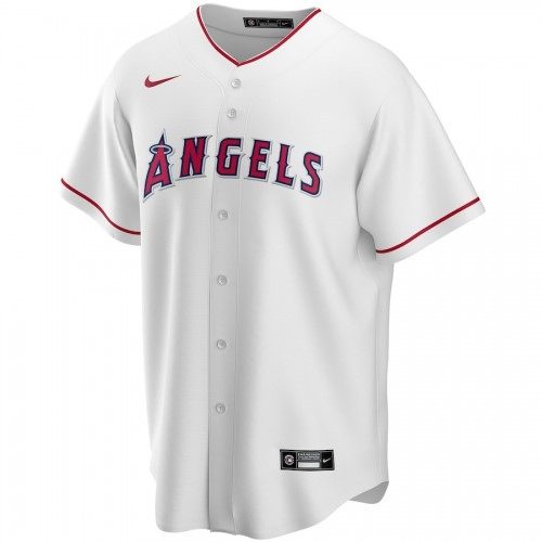 Los Angeles Angels Mike Trout #27 Men's White Home 2020 Replica Jersey - Nike